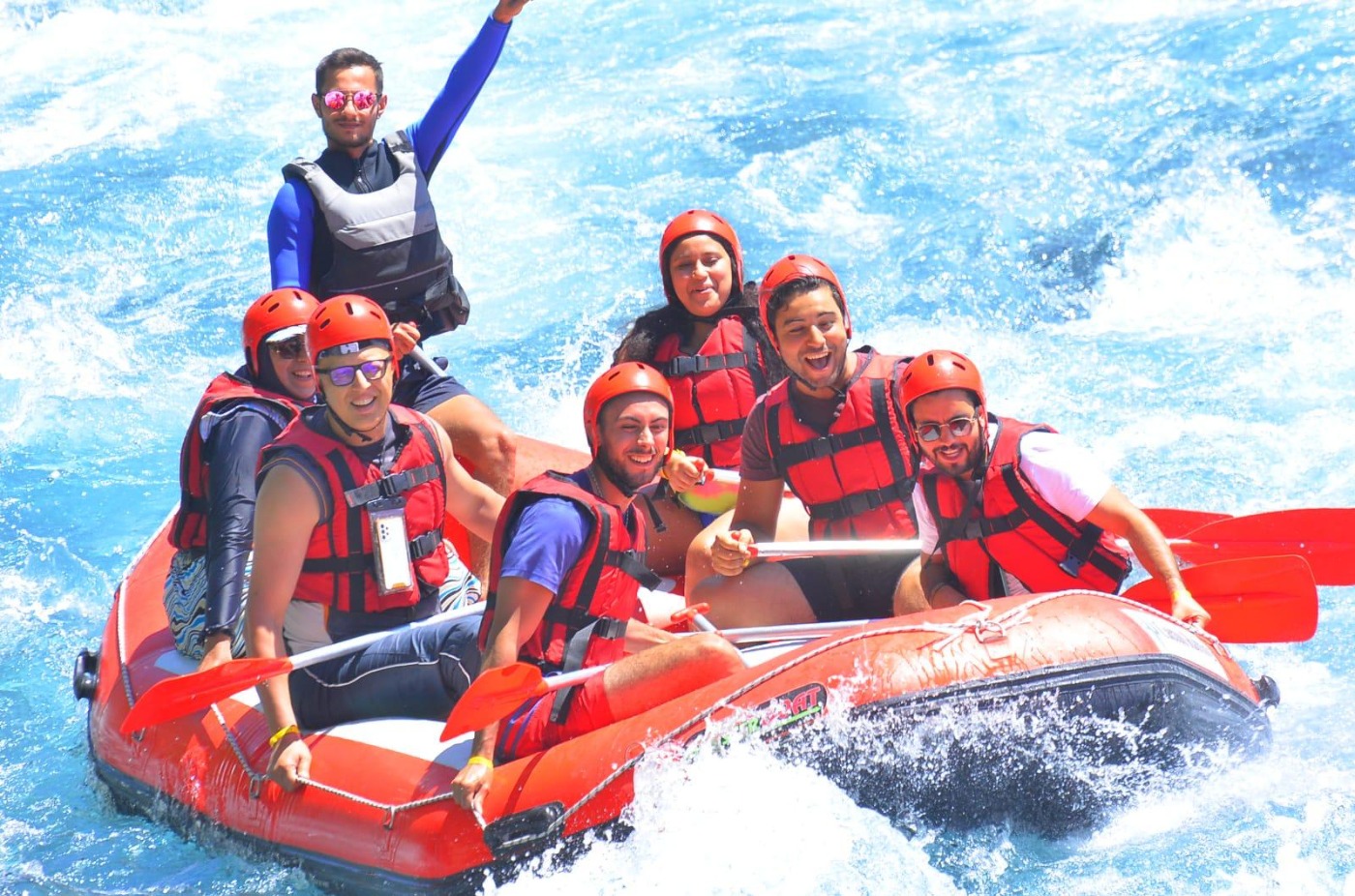 Rafting Buggy (or quad) zipline Combo Tour